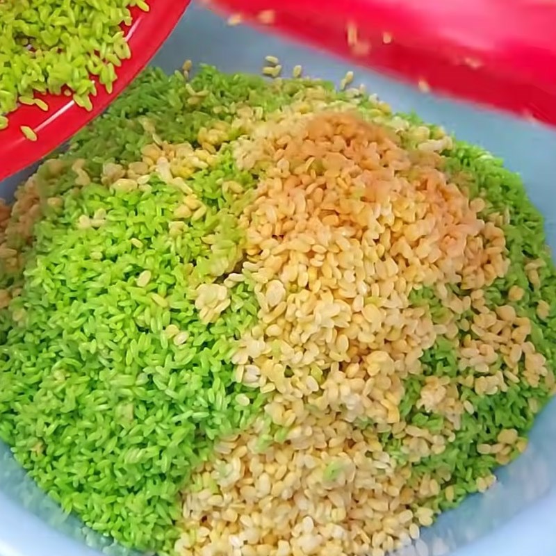 Xôi lá dứa đậu xanh thơm ngon, bổ dưỡng từ nguyên liệu đơn giản